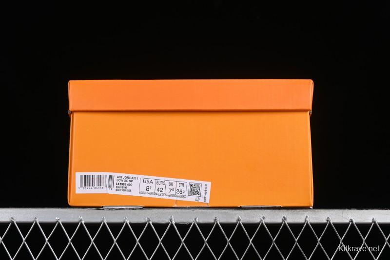 Nike Air Jordan 1 Low OG SP Travis Scott x Fragment Design Collaboration - LX1988-400