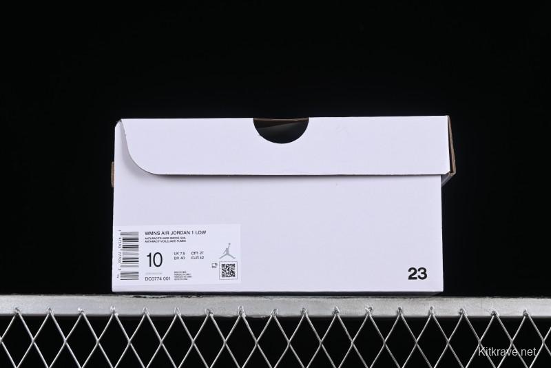 Nike Air Jordan 1 Low AJ1 Black Green Casual Sneakers - DC0774-001