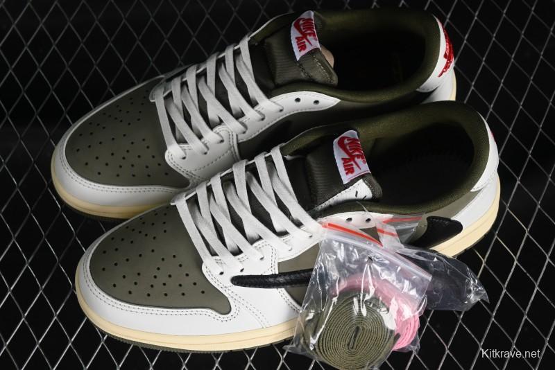 Nike Travis Scott x Air Jordan 1 Low OG Retro Sneakers DM7866-200