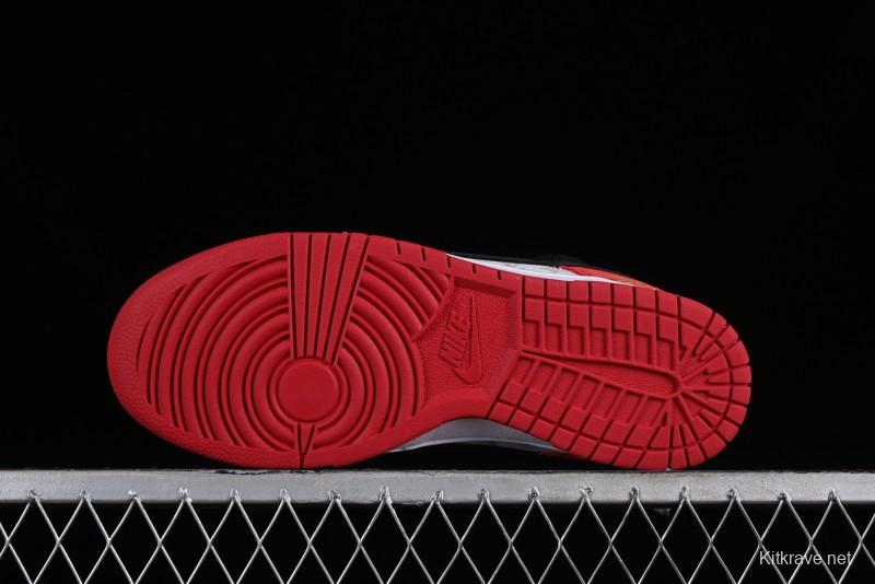 Nike SB Dunk Low Year of the Dragon Limited Edition - Black Swoosh Red Luck High-End Custom Low-Top Casual Sneakers - SJ2068-231