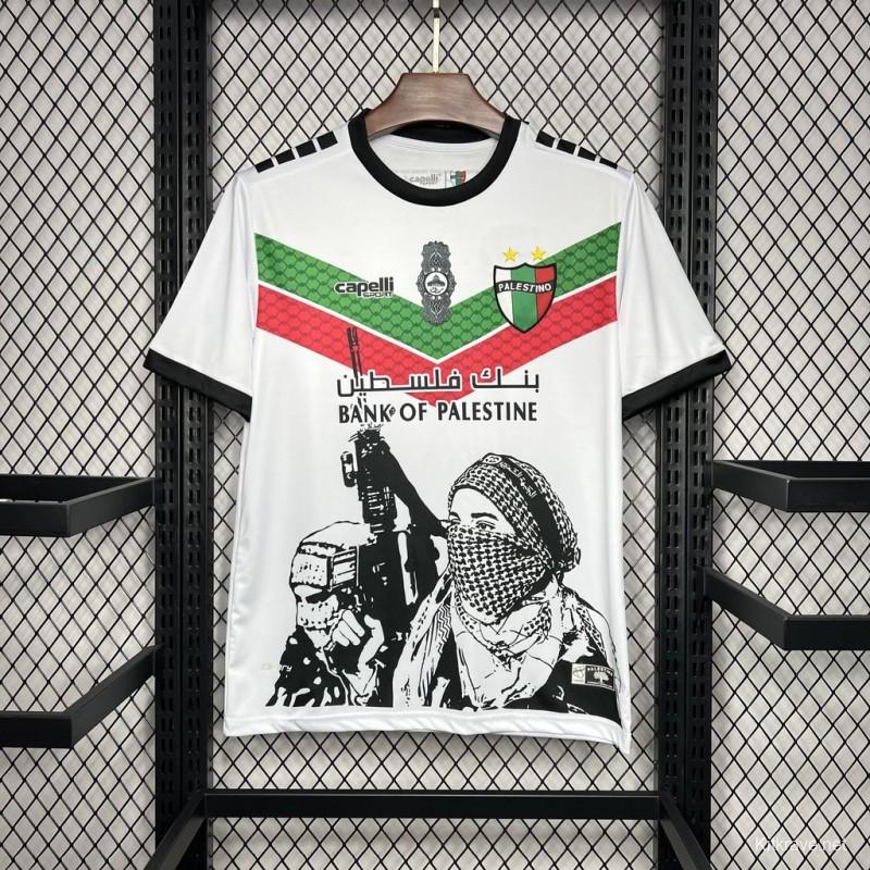 2024/25 CD Palestino White Graffiti Jersey