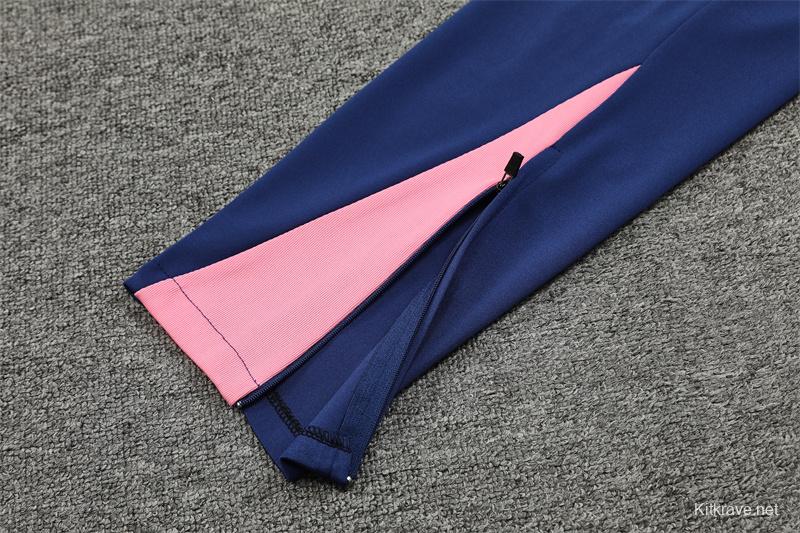 24/25 PSG Pink Half Zipper Jacket+Long Pants