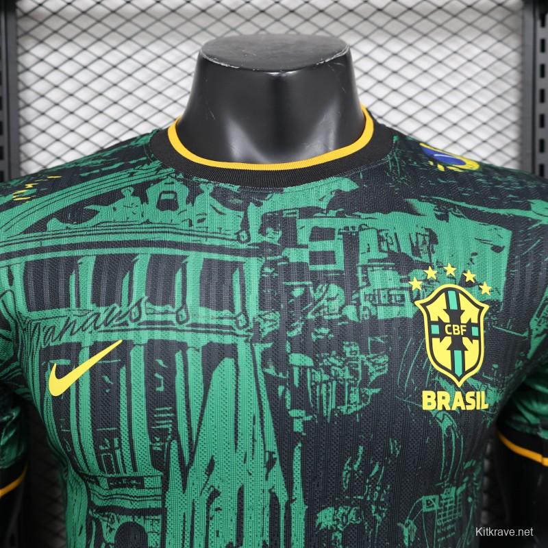 Player Version 2024 Brazil Green Special Jersey