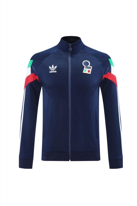 2024 Italy Blue Full Zipper Jacket +Long Pants