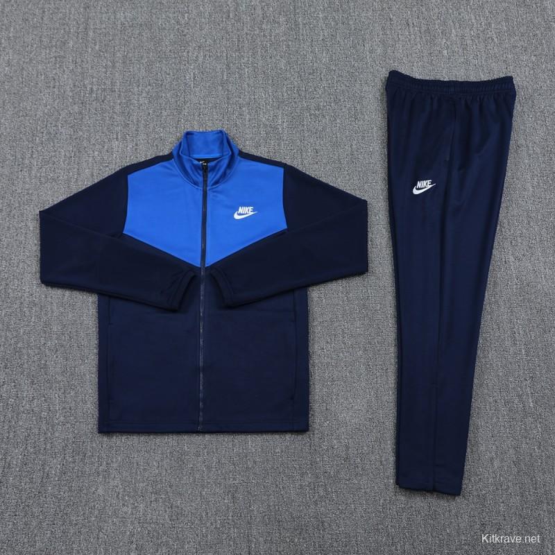 2024 NIKE Navy/Blue Full Zipper Jacket +Long Pants