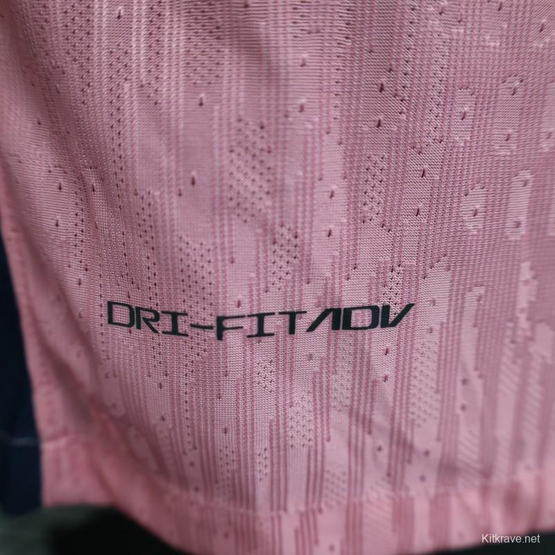 Player Version 25/26 FC Barcelona 125Th Anniversary Special Pink with Spotify Sponsor Jersey