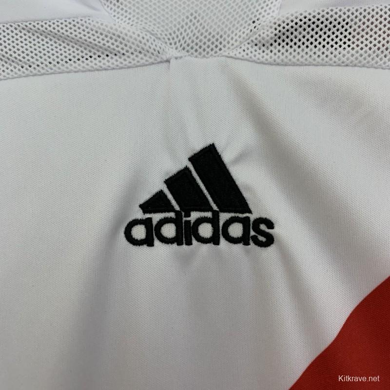 06/07 Retro Long Sleeve River Plate Home Jersey