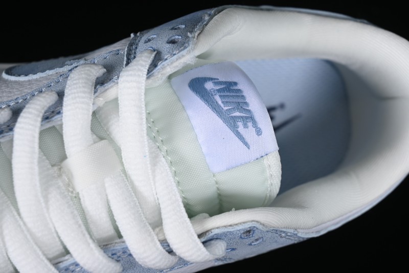 Nike SB Dunk Low Supreme Collaboration - Ice Crystal Blue Anniversary High-End Custom Low-Top Casual Skate Shoes - JH8039-939