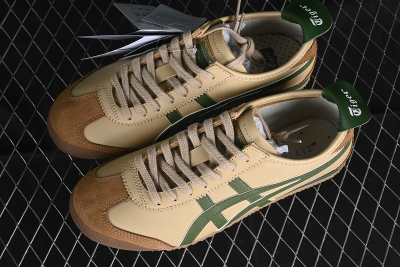Onitsuka Tiger Mexico 66 Low-Top Leather Running Shoes - 1183C102-250