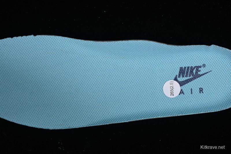 Nike Air Force 1 '07 Low White Blue Color Blocking Casual Sneakers - HF4837-407