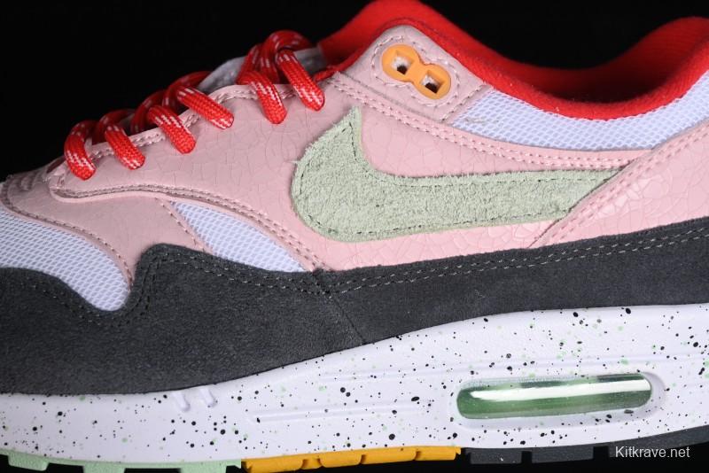 Nike Air Max 1 Retro Running Shoes with Half-Sole Air Cushion - FZ4133-640