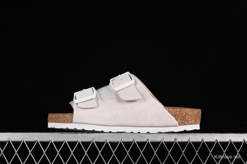 Birkenstock Soft Footbed Sandals with Suede Leather and Lambswool Lining - G.D4