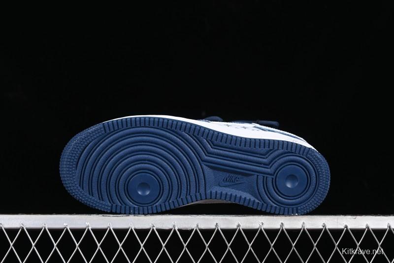 Nike Air Force 1 Low Custom Strap Casual Sneakers with Full-Length Air Cushion - ZH0316-021