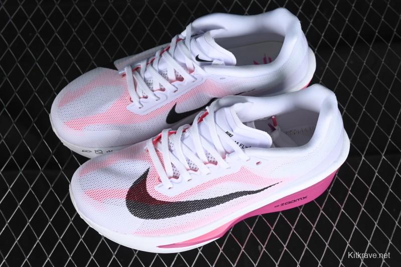 Nike Zoom Fly 6 Lightweight Responsive Running Shoes with Flyknit and React Technology - FN8454-100