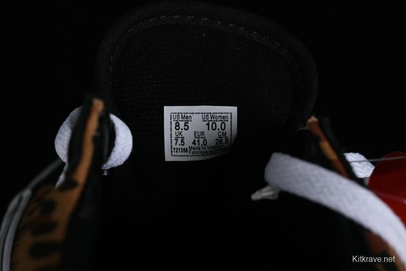 Vans Old Skool Classic Retro Low-Top Canvas Sneakers with Leopard Print and Slip-Resistant Sole - VN000CR5CJK