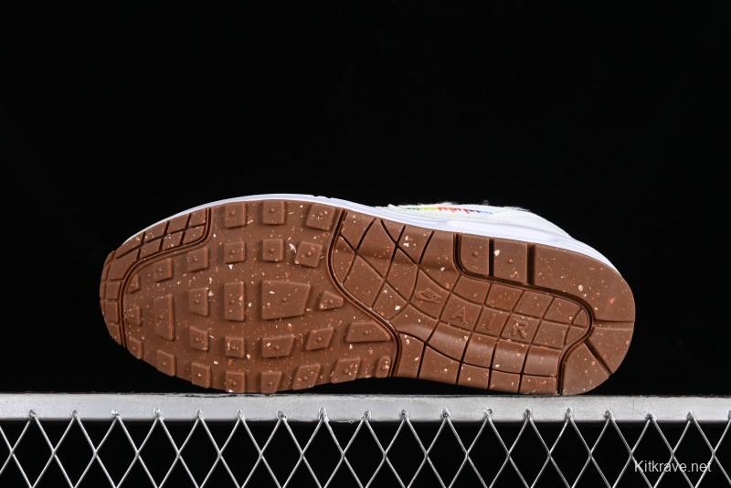 Nike Air Max 1 Retro Running Shoes with Half-Sole Air Cushion - FF2420-168