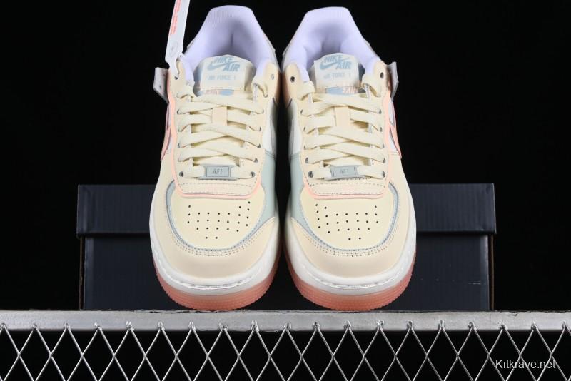 Nike Air Force 1 Shadow Low-Top Sneakers with Lightweight EVA Midsole - DZ1847-105