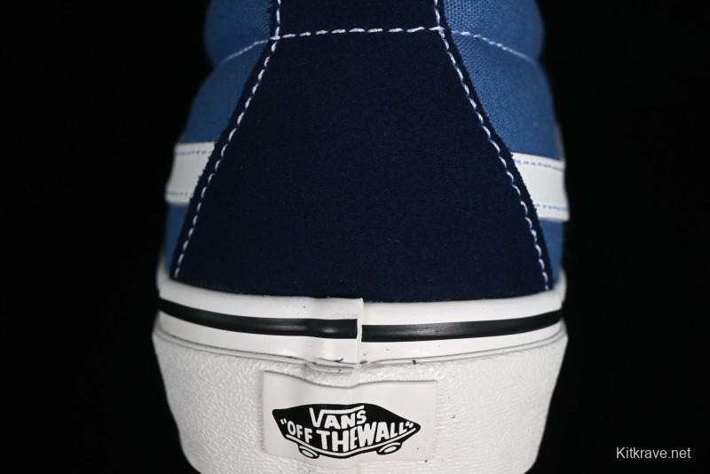 Vans Sk8-Mid Navy Blue Mid-Top Retro Classic Casual Canvas Shoes - VN0A391F5TU