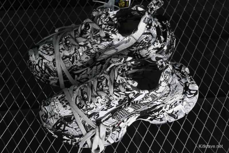 Balenciaga Phantom Sneaker Graffiti Running Shoes - W2RG39010