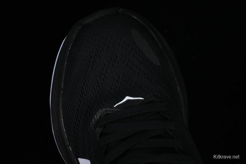 HOKA ONE ONE Bondi 8 Functional Cushioned Running Shoes with Engineered Mesh Upper - 1123202 BWHT