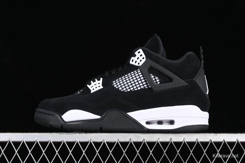 Nike Air Jordan 4 Retro White Thunder Basketball Shoes - FQ8138-001