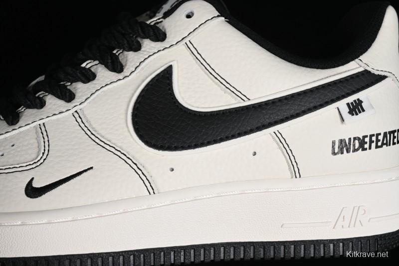 Nike Undefeated Air Force 1'07 Low Casual Sneakers with Custom Leather & Reflective Details - UT2023-201