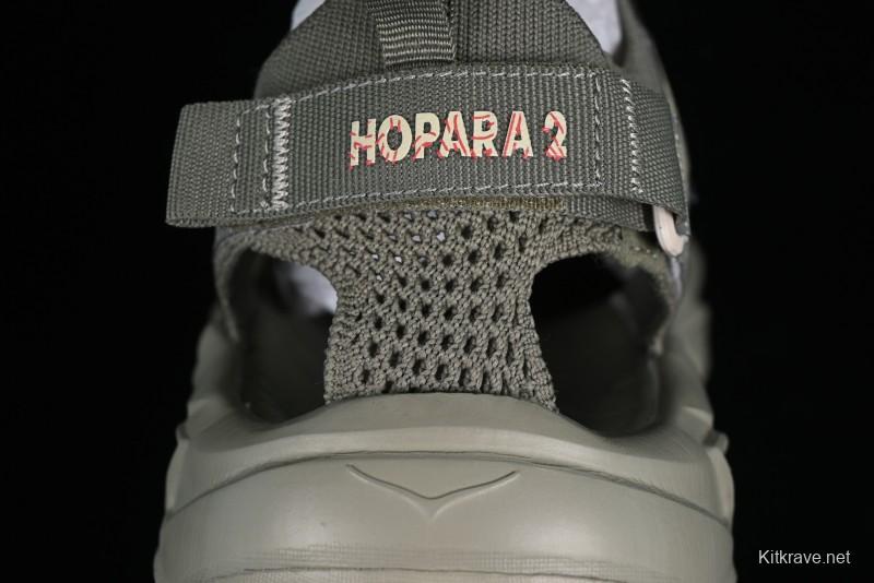 Hoka One One Hopara 2.0 Outdoor Functional Mountain Sandals with Rugged Outsole - 1147650 BYT