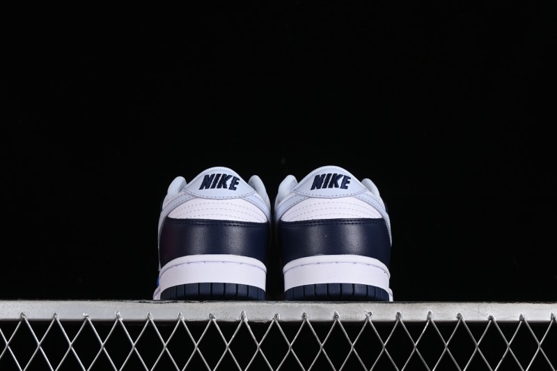 Nike SB Dunk Low Casual Skate Shoes in Black, White, and Blue - FQ8826-100