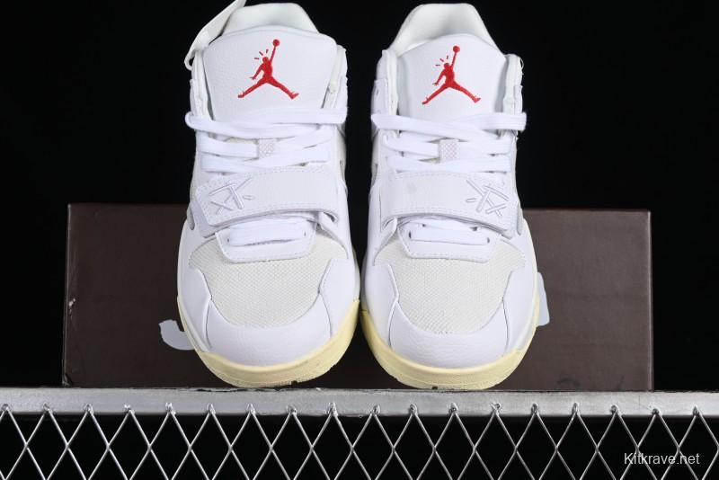 Nike Travis Scott x Jordan Cut The Check AJ1 Basketball Shoes with Velcro Strap - FZ8117-003