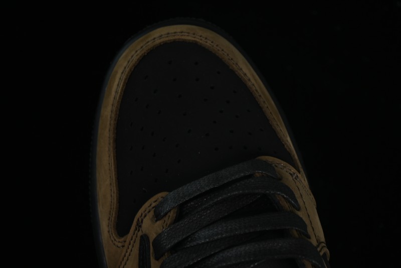 Nike Travis Scott x Air Jordan 1 Low OG AJ1 Reverse Swoosh Sneakers - DM7866-202