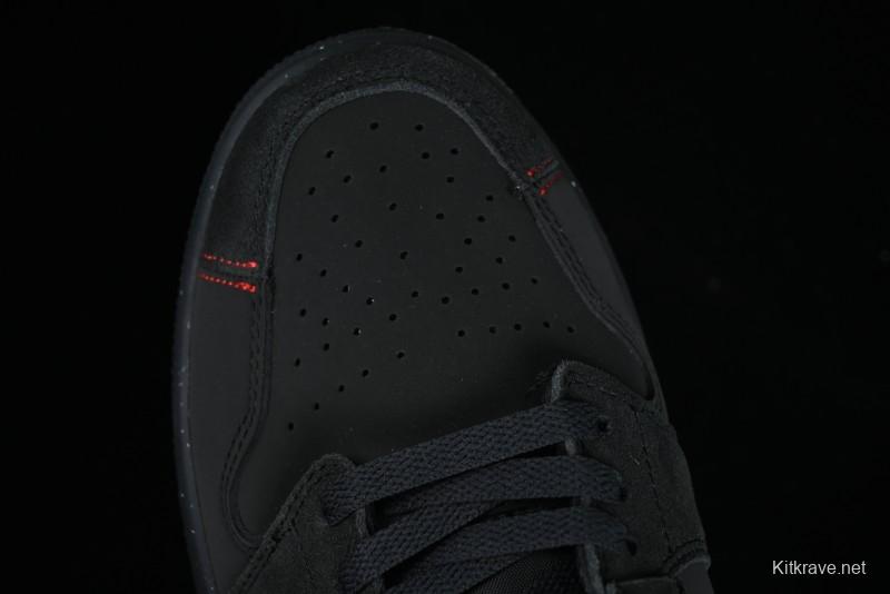 Nike Air Jordan 1 Low SE Craft "Dark Smoke Grey" Casual Sneakers - FD8635-001