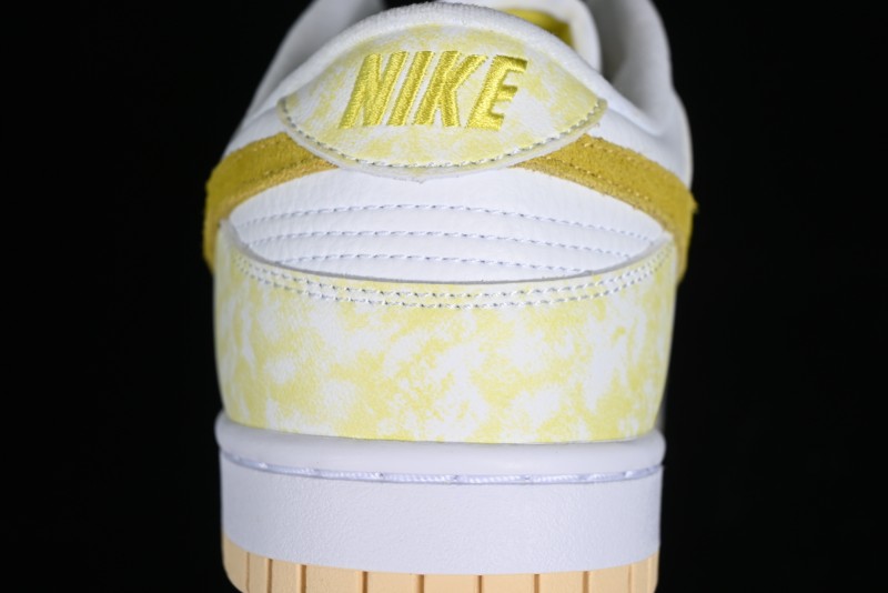 Nike SB Dunk Low Premium Yellow White SB Shattered Backboard Fashion Casual Skate Shoes - DM9467-700