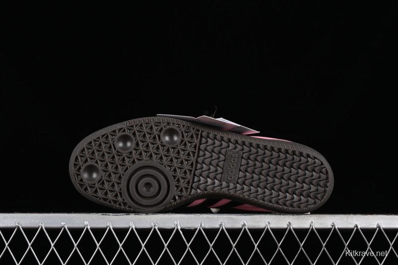 Adidas Samba OG B75807 Customized Casual Sneakers with Vibrant Hot Pink and Sweet Black Colorway - B75807
