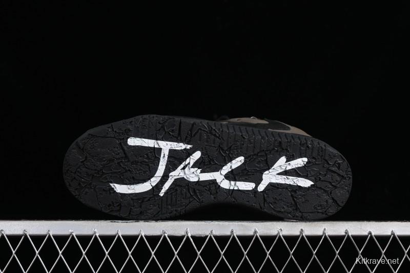 Nike Travis Scott x Jordan Cut The Check AJ1 Basketball Shoes with Velcro Design - FZ8117-200