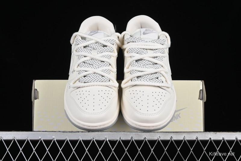 Nike SB Dunk Low LV Collaboration Anniversary Edition Custom Low-Top Casual Sneakers - XX2025-332