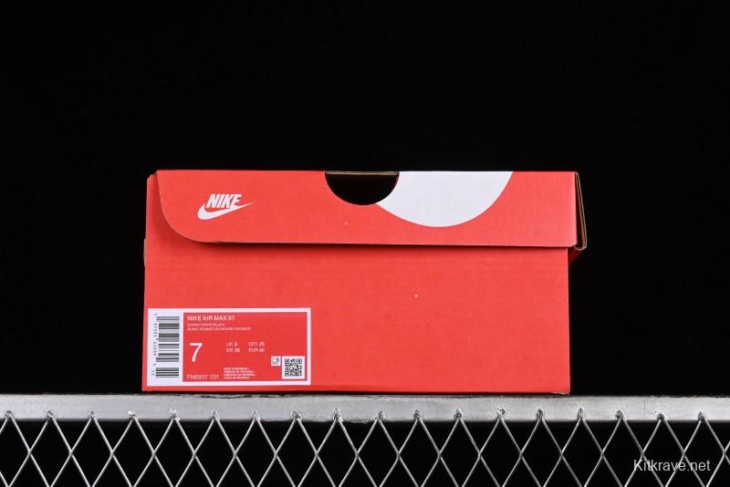 Nike Air Max 97 Retro Running Shoes with Full-Sole Air Cushion - FN6957-101