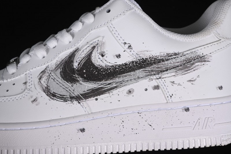 Nike Air Force 1 '07 Low Casual Sneakers with Chinese Ink Painting Design - LL6976-521