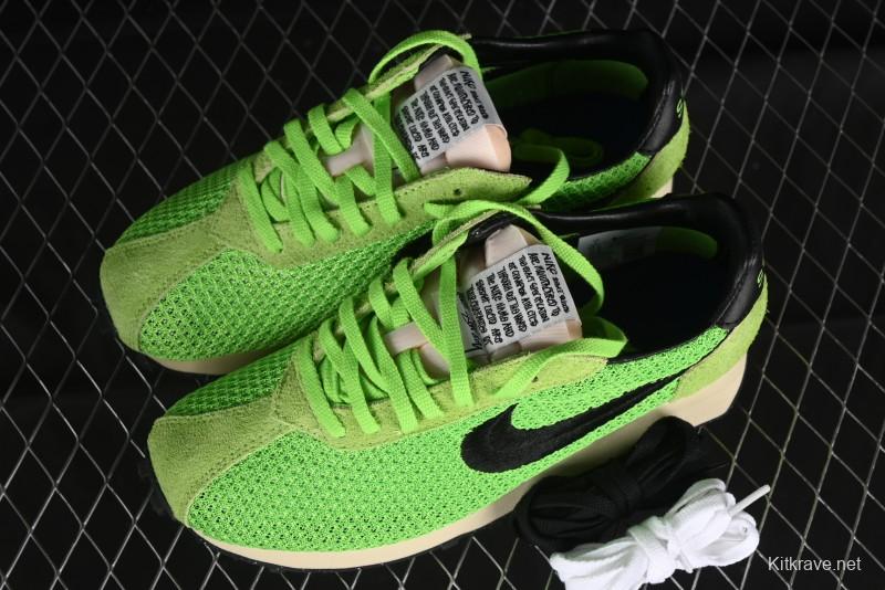 Nike Stussy Roshe Run LD-1000 Comfortable Versatile Non-Slip Durable Waffle Low-Top Casual Running Shoes - FQ5369-300