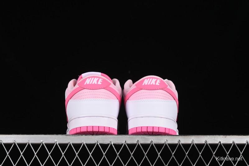Nike SB Dunk Low Glacier Pink Low-Top Casual Skateboarding Shoes - HQ1181-661