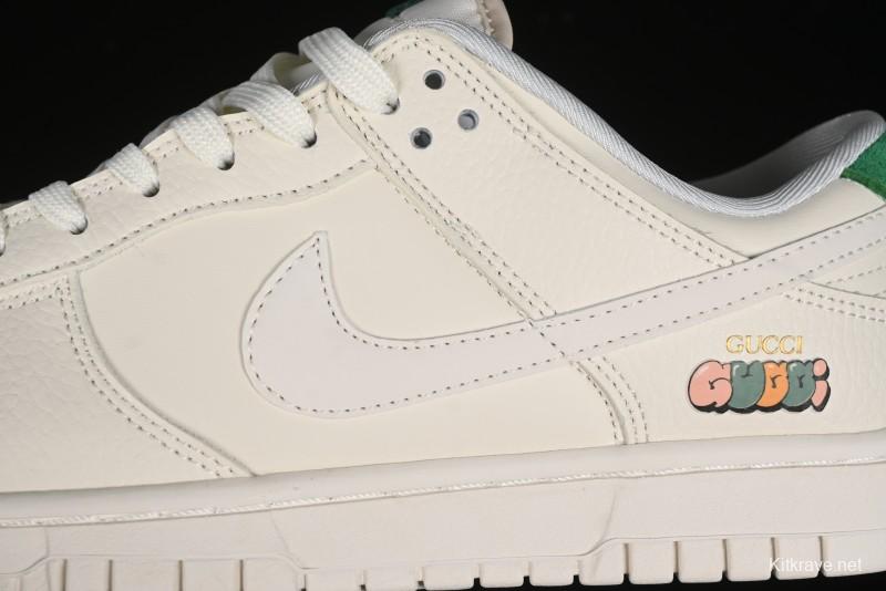 Nike SB Dunk Low Gucci Collaboration - Anniversary High-End Custom Low-Top Casual Sneakers - KK1688-051