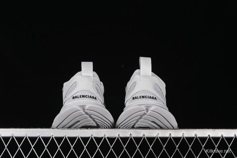 Balenciaga Circuit Lightweight Distressed Print Round Toe Fashion Casual Shoes - WFLGY0315