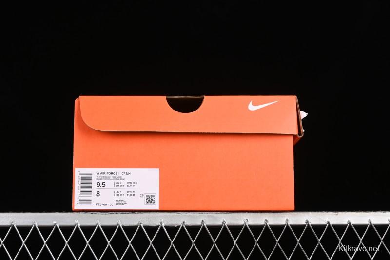 Nike Air Force 1 '07 Low Casual Sneakers with Full-Length Air Cushion - FZ6768-100