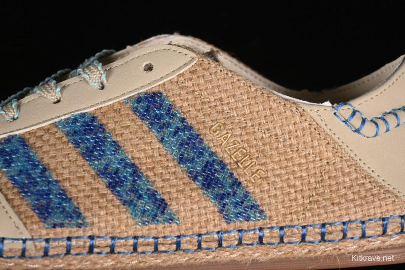 Adidas CLOT x Adidas Originals Gazelle IH3641 Retro Casual Anti-Slip Wear-Resistant Low-Top Sneakers - IH3641