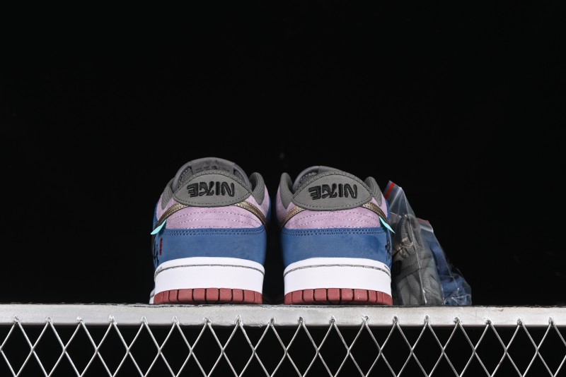 Nike Dunk Low Retro Deconstructed Casual Sneakers with Black Myth WuKong Theme - DV2433-109