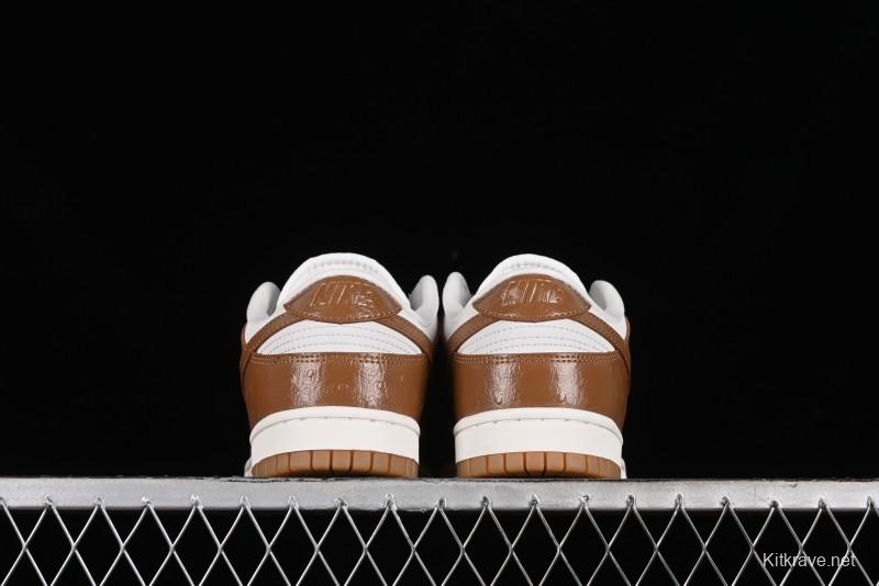 Nike Dunk Low LX SB Casual Skate Shoes in Brown Ostrich - FJ2260-001