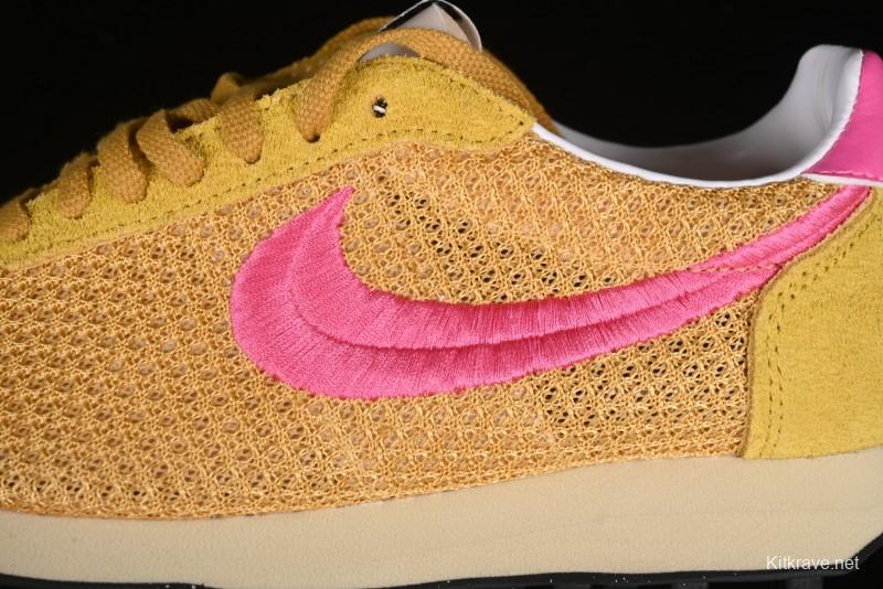 Stussy x Nike Roshe Run LD-1000 Comfortable Versatile Non-Slip Durable Waffle Low-Top Casual Running Shoes - FQ5369-700