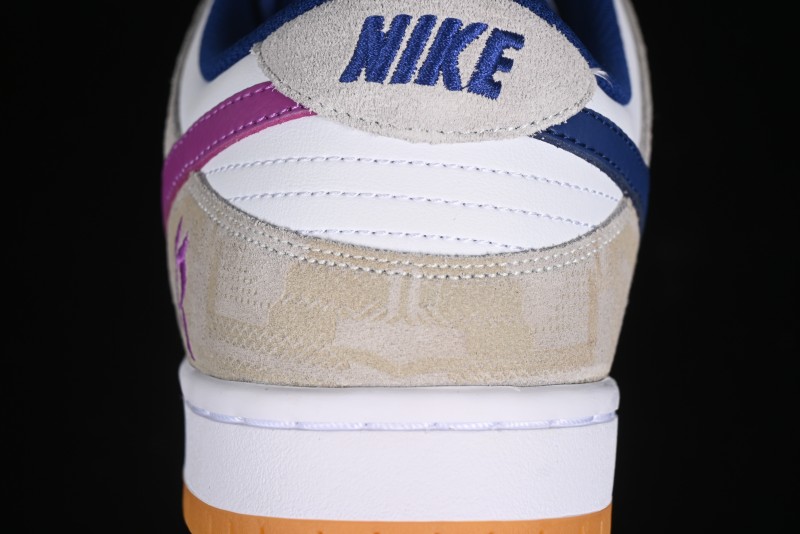 Nike SB Dunk Low Rayssa Leal Pro Skate Shoes with Colorful Smiley Laces - FZ5251-001