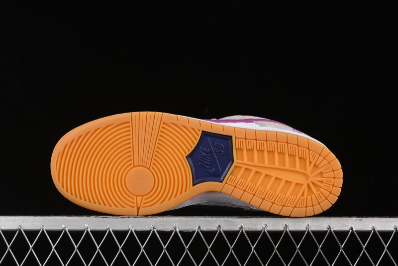 Nike SB Dunk Low Rayssa Leal Pro Skate Shoes with Colorful Smiley Laces - FZ5251-001