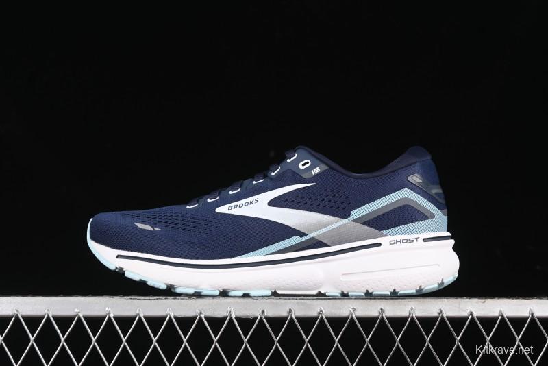 Brooks Ghost 15 Running Shoes with DNA LOFT V2 Cushioning and Breathable Air Mesh - 1203802A450