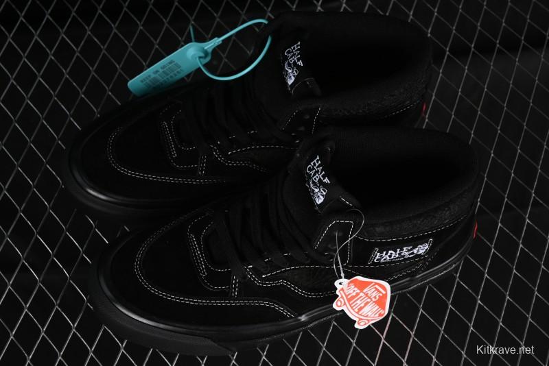 Vans Half Cab 33 DX Black Knight Anaheim Classic Retro Skate Shoes - VN0A5KX6BKA